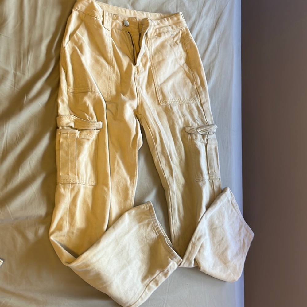 Flap Pocket Patched Side Jeans